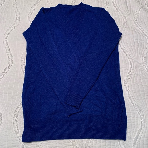 Long Sleeve Sexy Plunge V-neck Wrap Sweater (bin2) - Picture 5 of 5